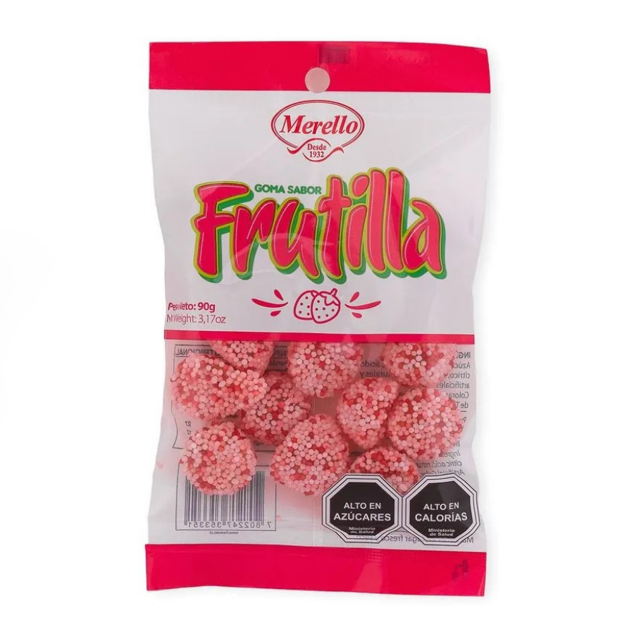 Gomita Frutilla Crocante 90gr