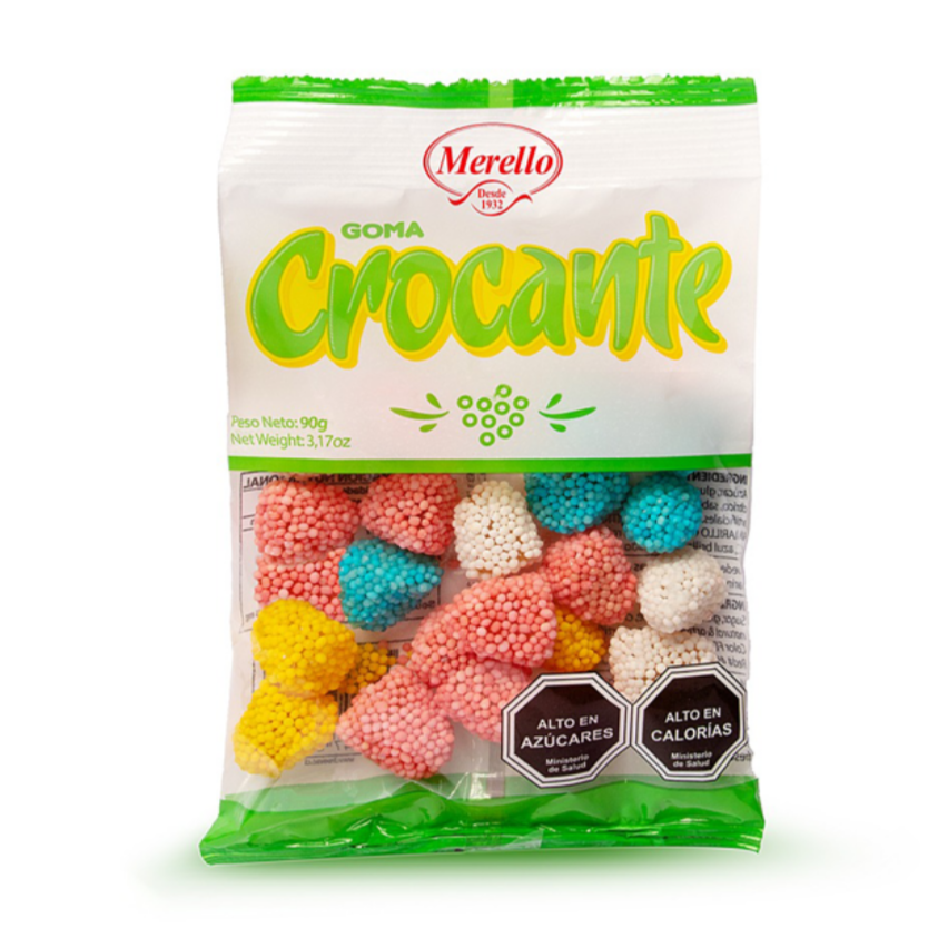 Gomita Crocante Multicolor 90gr